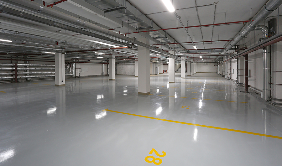 план парковки бизнес-центра по адресу Кропоткина ул., д. 1И